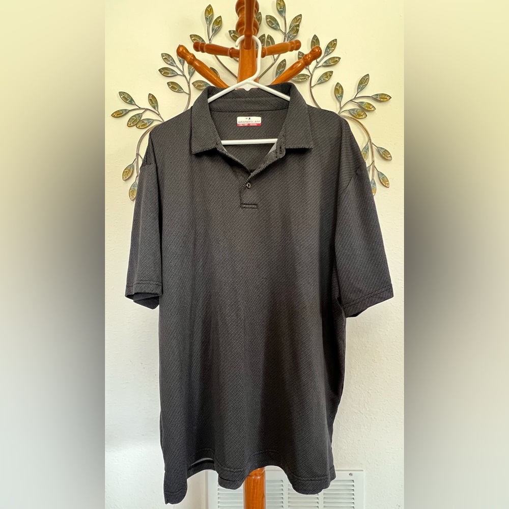 Grand Slam Charcoal Polo Shirt